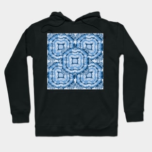 Shibori Embossed Tie Dye Mandala Hoodie